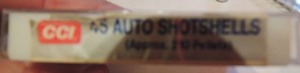 lot 1032 image: 45 AUTO SHOTSHELLS  4 IN PKG  by CCI