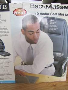 lot 32 image: Homedics back massager in original box 10 speeds