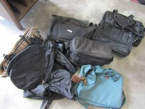 lot 45 image: Large lot of travel hiking bags