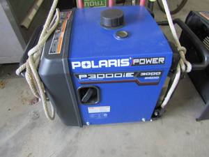 lot 63 image: Polaris power P3000ie digital inverter 3000 watt max