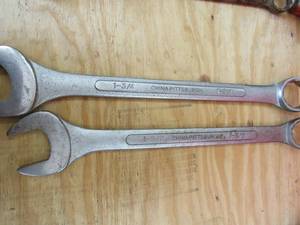 lot 66 image: 2 Pittsburg wrenches 1.75- 1 38 big