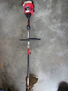 lot 151 image: Troy built gas weedeater, Spring assist start TB90BC no gas so unknown working order