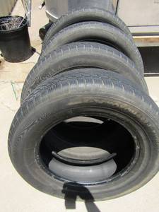 lot 152 image: Set of 4 Yokohoma YR580     23565 R17-103T M&S tires