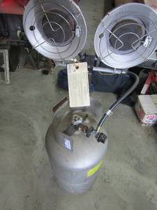 lot 159 image: Portable infrared heater for commercial use only