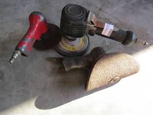 lot 225 image: 8 MP sander air tool Atco air sander  plus B&D air sander