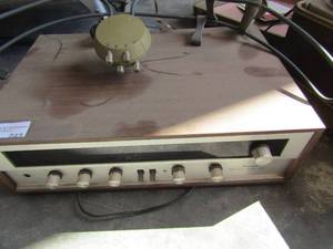 lot 243 image: Sanai 210 amplifier and vintage Antenna