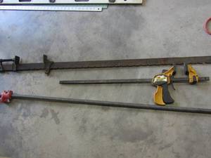 lot 323 image: 3 bar clamps