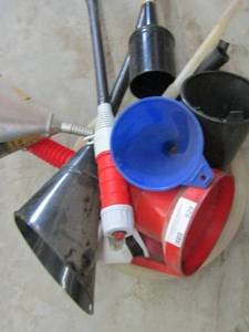 lot 529 image: Large lot of  car funnels
