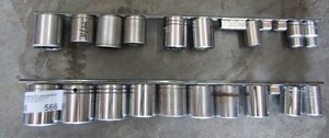lot 566 image: 2 used sets of sockets missing 3