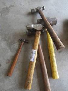 lot 579 image: 5 ball ping hammers