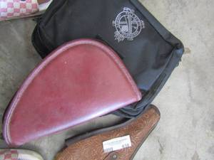 lot 638 image: Gun holster bags and carrying cases