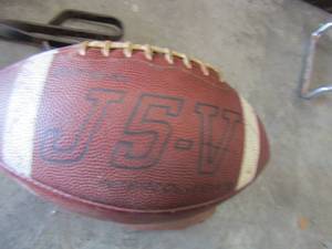 lot 649 image: Bud Bowl #8 football, Larry Wilson Bill Bambick signed JSV football