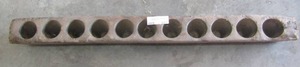 lot 661 image: Vintage wooden candle mold