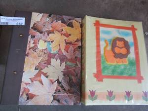lot 667 image: 10 lion and autumn photo album