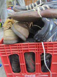 lot 699 image: Box of mens size 12 shoes