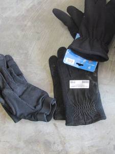 lot 719 image: Westchester fleece gloves x 3 bag of light bulbs