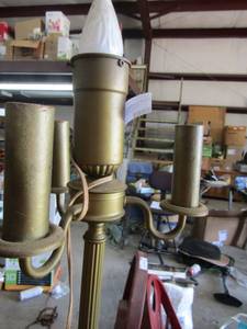 lot 723 image: tall candle holder