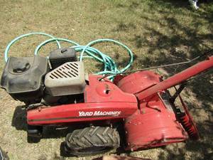 lot 1054 image: YARD MACHINE MTD 5 HP TILLER