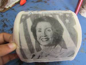 lot 963 image: Nancy Pelosi toilet paper