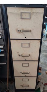 lot 762 image: 5 drawer filing cabinet