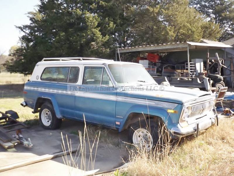 1978 Jeep Cherokee Chief Levis Edition 4 Wheel Drive Massive Haltom City Estate Business Liquidation 2 Acres Of Equipment More Auction Spear Llc