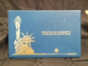 lot 62 image: Statue of Liberty Commemorative First Day Cover - Coin and stamp
