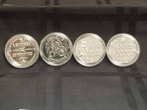 lot 152 image: Selection of I survived Covid coins