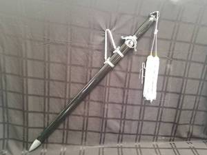 lot 155 image: Ceremonial type sword and sheath 37 inches