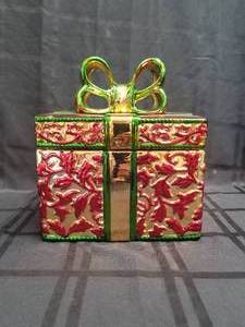 lot 146 image: Ceramic Christmas gift box and Snowman themed cookie jars
