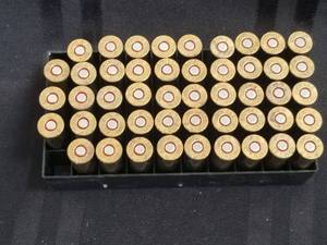 lot 72 image: P.M.G 357 mag shells - total of 48