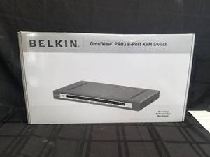 lot 93 image: Belkin - Omniview Pro3 8-port KVM Switch - never used