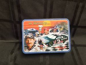 lot 105 image: Dale Earnhardt Sr collector knife in metal tin