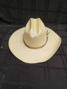 lot 115 image: Stetson cowboy hat - has been signed