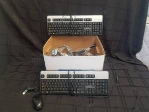 lot 108 image: HP Keyboards, mouse and other accessories