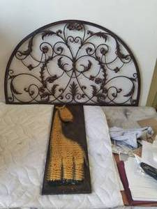 lot 203 image: Metal Wall art