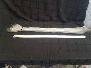 lot 133 image: Selection of white leather belts