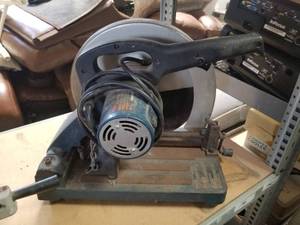 lot 196 image: Ryobi cut-off saw - did not respond when tested