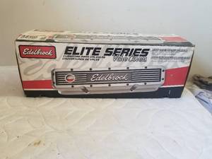 lot 163 image: Edelbrock 4260 Elite series tall profile valve covers - designed for 289-302-351W