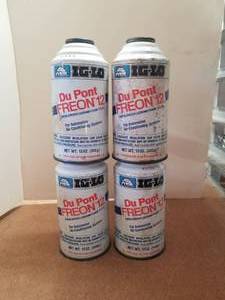 lot 139 image: Selection of 4 cans of Dupont Freon12