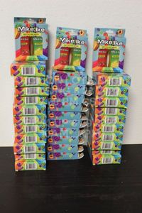 lot 14 image: Lot of 37 Kids Hand Santizer Mike and Ike Scent 2 Per Package 74 Total New in Box Overstock Wholesale Bulk Childrens Classroom Lot