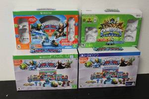 lot 35 image: Various Skylanders Video Game Console Boxes Only No Games or Figures Included Trap Team Holiday Bundle Swap Force Microsoft Xbox One Sony Playstation 4 Nintendo Wii Lot of 4 Boxes