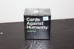 lot 40 image: Cards Against Humanity Green Box Expansion Brand New Factory Sealed Game