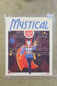 lot 98 image: 1 MARVEL Mystical Dr. Strange Print 8x10 Limited Edition Numbered Avengers