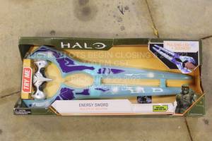lot 103 image: 1 HALO Infinite Energy Sword with Pulsing Lights and Sound NO ULC  DLC INCLUDED New Open Box
