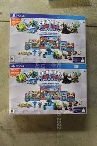 lot 131 image: Lot of 2 Skylanders Trap Team Holiday Bundle Box Super Bundle Pack Box Only No Game Included Sony Playstation 4 PS4 Version