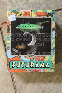 lot 136 image: Futurama Planet Express Figure Mini Spaceship