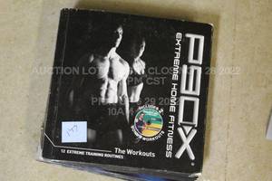 lot 147 image: P90X Workout DVDs 11 Discs, Missing 2 Workout DVDs, 1113 Total
