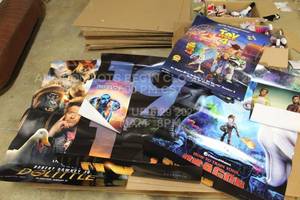 lot 144 image: Large Lot of Movie Theater Posters, Various Films, Theater Size Dimensions Some Double Sided