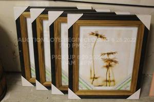 lot 177 image: Lot of 4 Brand New Factory Sealed Dual Wood Stained Fames 11 x 14