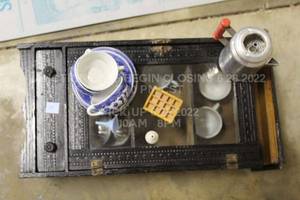 lot 206 image: Lot of Vintage Tea Sets, Various Pieces, Cabinet, Etc